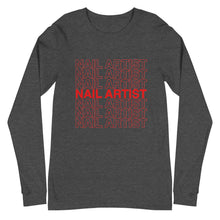 Load image into Gallery viewer, Nail Artist Long Sleeve T-Shirt